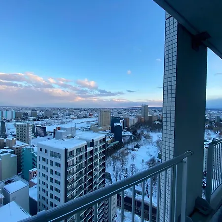 Ams Tower Apartment Sapporo Exterior photo